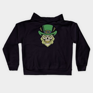 Leprechaun skull Kids Hoodie